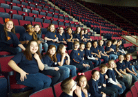 Chorus at Albany Devils game