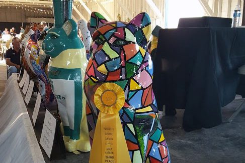 Window into the Catskills with it third place ribbon