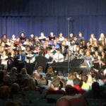 Senior High Chorus performing at All-County Festival