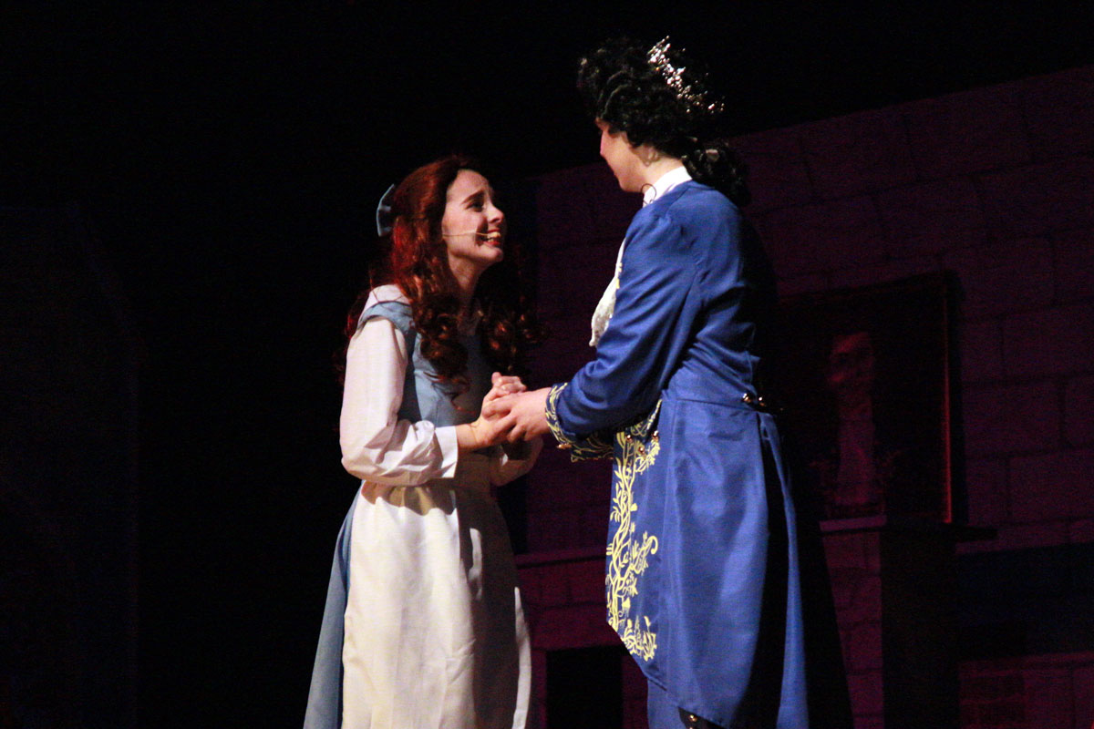 Belle and the prince after the spell is broken