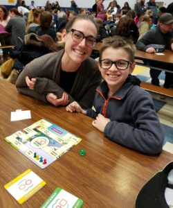 parent and student palying math games