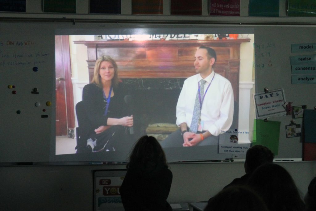 video showing Middle School pricipal and assistant Pricipal