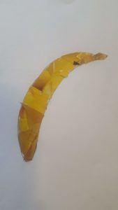 collage image of banana