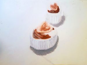 drawing of cakes
