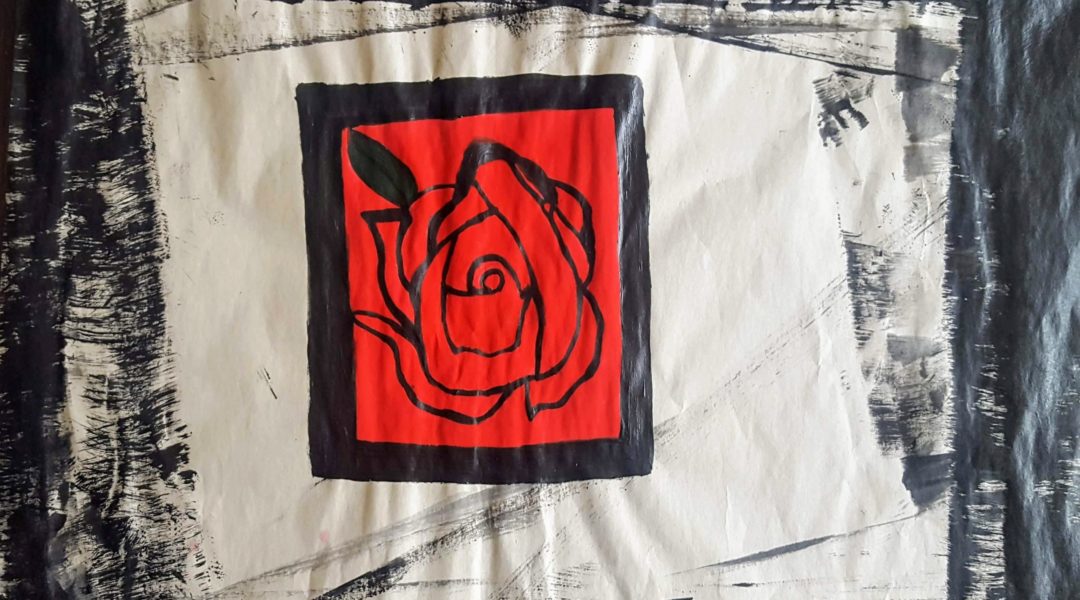 print of rose