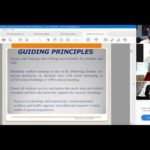 Screenshot of Guiding Principals Presentation