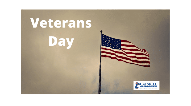 Flad and the words Veterans Day