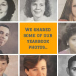 Staff yearbook photo collage