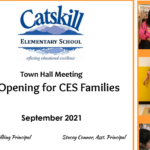 Title Card for CES School Reopening presentation