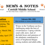 cover of CMS March Newsletter