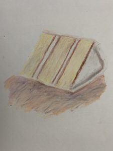 drawing of cake