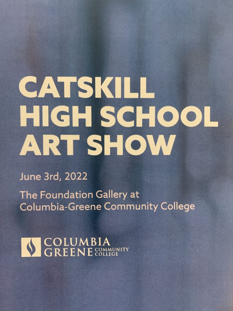 Catskill High School Art Show program cover