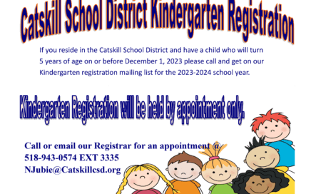 Kindergarten Registration Banner