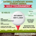 CES Student Council Golf Tournament Flyer