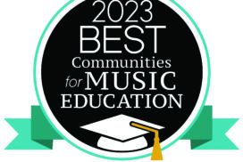 NAMM Foundation 2023 Best Community for Music Education Banner
