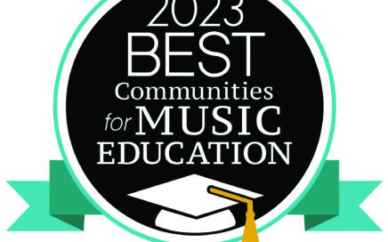 NAMM Foundation 2023 Best Community for Music Education Banner