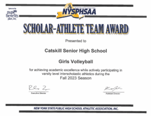 girls volleyball scholar athlete award