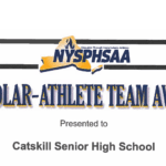 NYSPHSAA scholar athlete team award banner