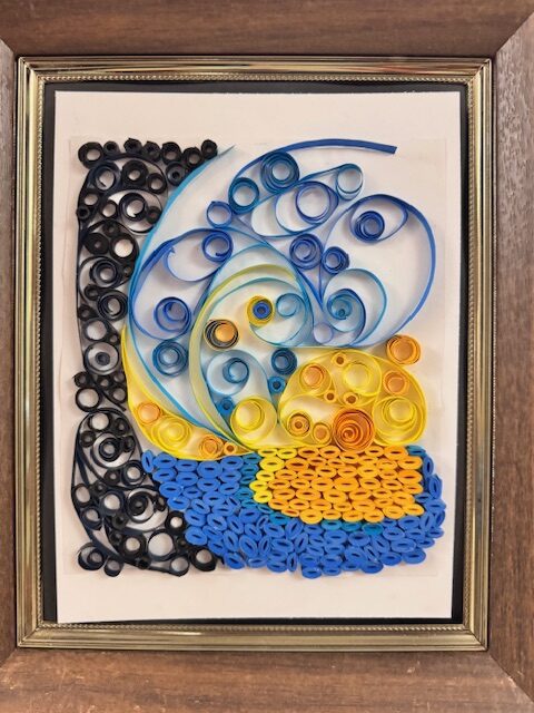 artwork depicting flowers