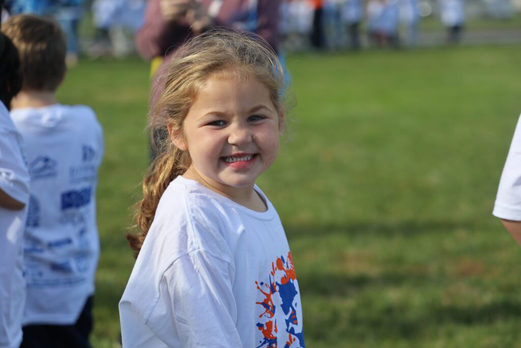 girl smiling