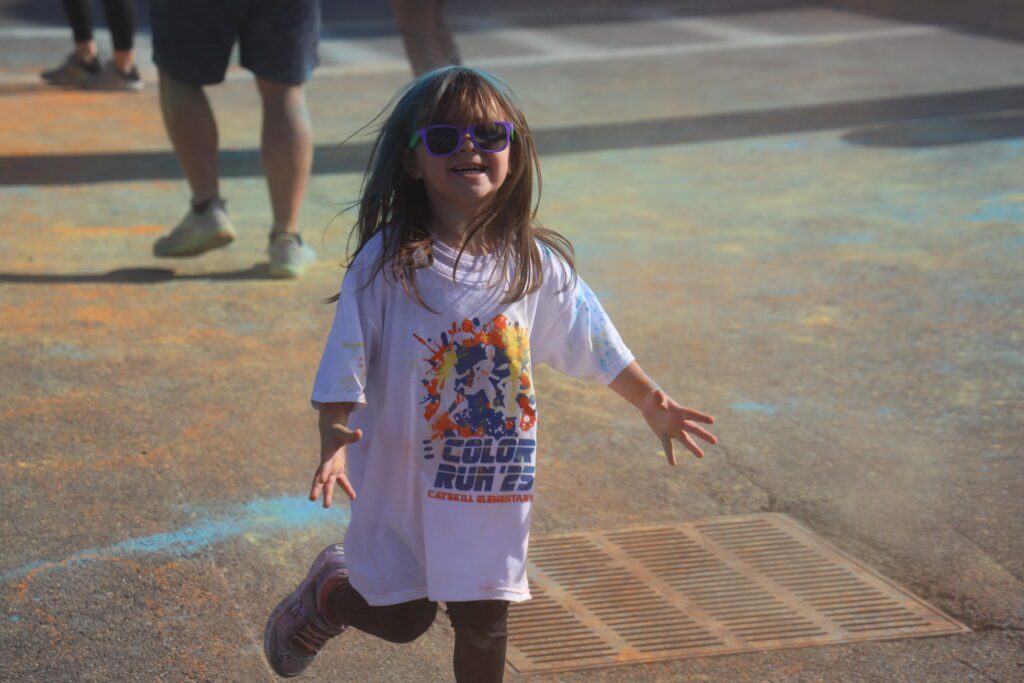 girl running