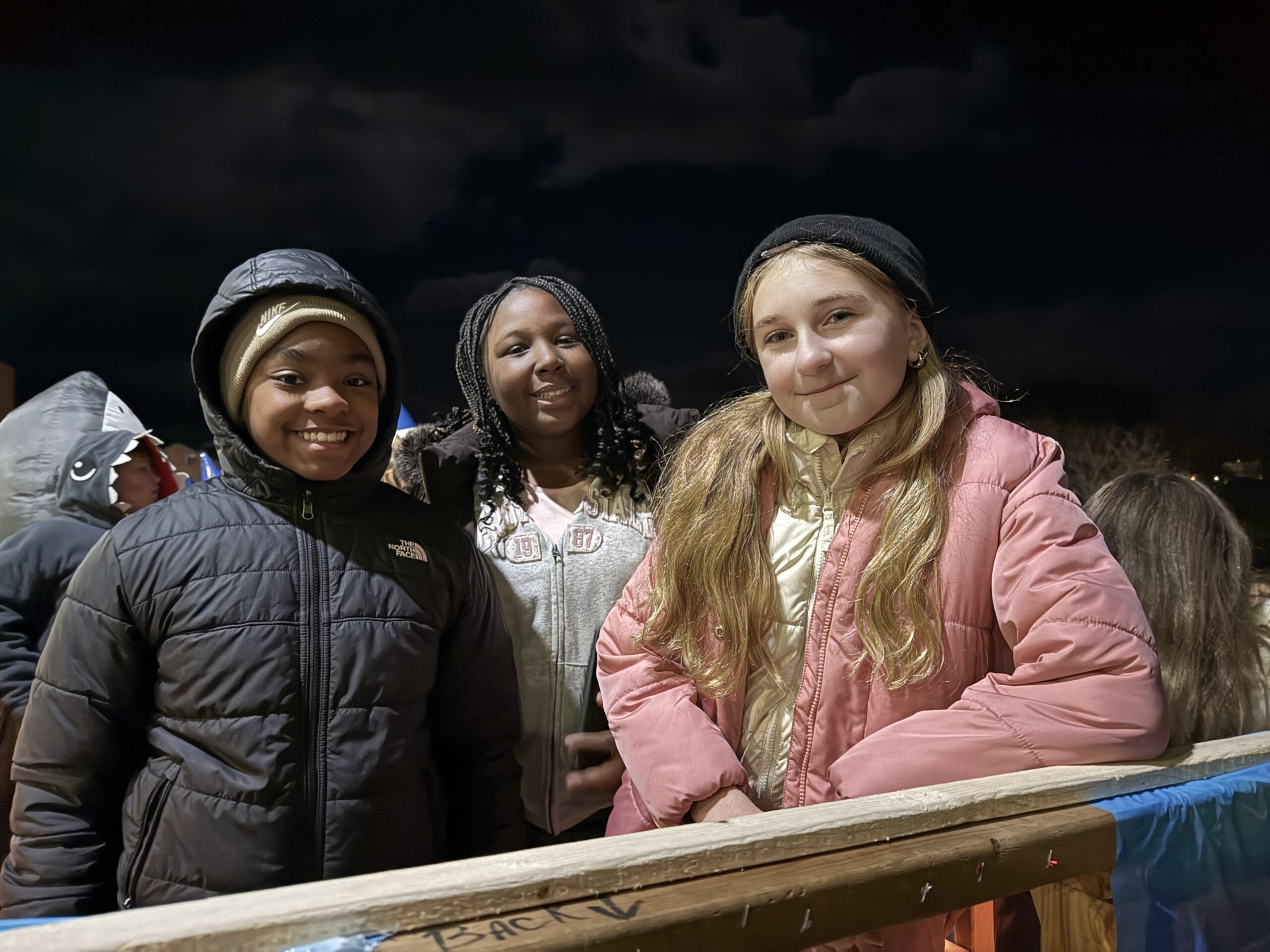 girls smiling